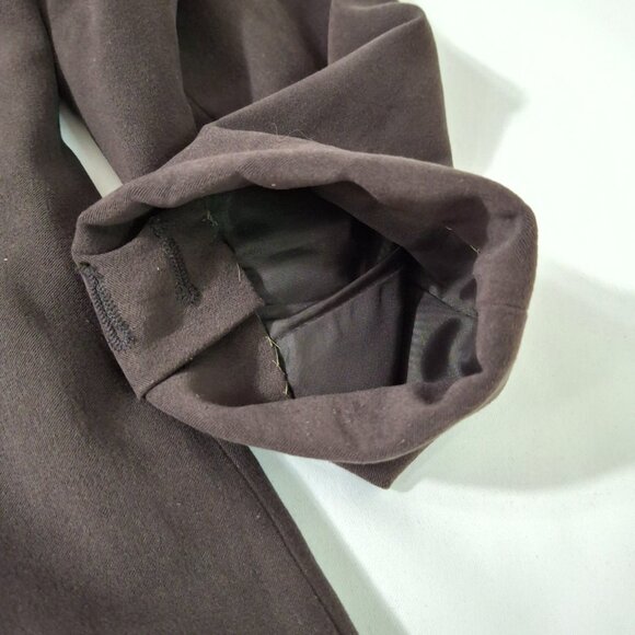 Jessica Petites Long Suede-Like 4 Button Olive Green Jacket Blazer Sz 12P Lined - Picture 8 of 13